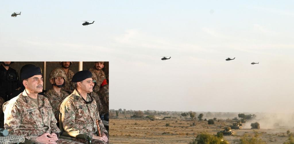 فیلڈ مارشل عاصم منیر کا بہاولپور گیریژن کا دورہ، جدید ملٹی ڈومین وارفیئر مشق “Steadfast Resolve” کا مشاہدہ
