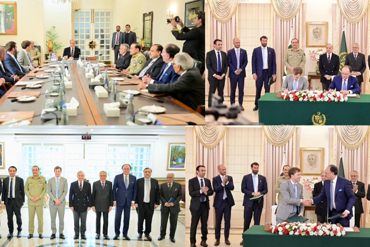 پاکستان اور ورلڈ لبرٹی فنانشل کے درمیان مفاہمتی یادداشت پر دستخط